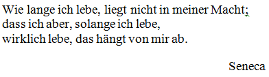 Spruch Seneca